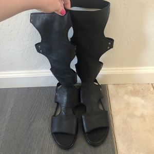 Stuart Weitzman tall gladiator sandals